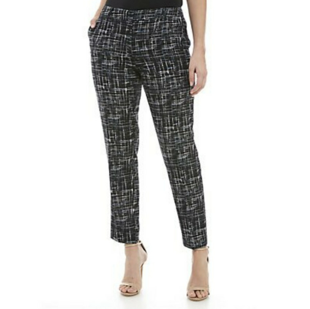 JONES NEW YORK ankle length mid-rise trouser pants women’s plus Size 14